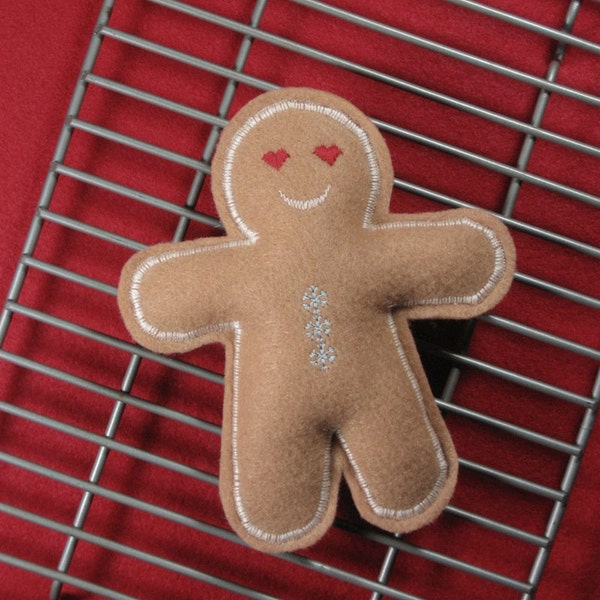 Gingerbread Man Organic Catnip Cat Toy