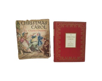 A Christmas Carol by Charles Dickens Illustrated By Everett Shinn 1938