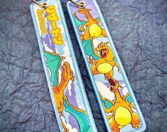 1 Piece Double Sided Charizard 5 Inch Keychain