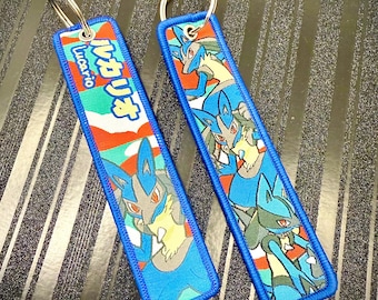 1 Piece Double Sided Lucario 5 Inch Keychain