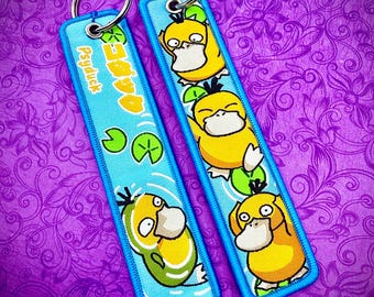 1 Piece Double Sided Psyduck 5 Inch Keychain