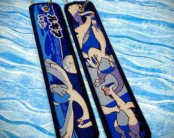 1 Piece Double Sided Lugia 5 Inch Keychain