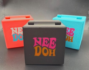 Needoh Case Fidget Cube Case | 3D Printed Storage Box | Desk Toy Organizer