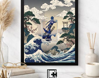 Art Display Frame for Cramorant Stamp Box Promo | Moon Geese Card Gallery Showcase | Accessory for Pokémon TCG