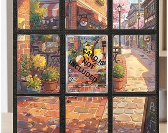 Digital Extended Art for Detective Pikachu | 9-Pocket Binder Page & Frame Display | Cozy Street TCG Accessory | Print at Home