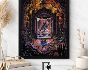 Art Display Frame for Ceruledge | Ancient Ruins Gallery Showcase | Accessory for Pokémon TCG