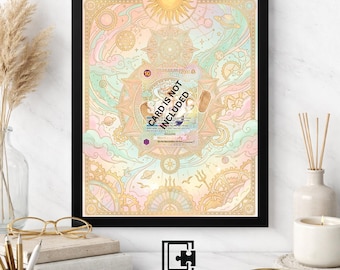 Art Display Frame for Monkey D Luffy | Divine Celestial Gallery Showcase | Accessory for One Piece TCG