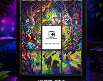 Mega Gengar ex #284 Ascended Heroes Extended Art Binder Insert | Compatible with Pokemon | Printed 9 Pocket Page | No Cutting Needed