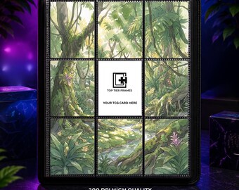 Nidoking #174 Extended Art Binder Insert | Compatible with Pokemon Scarlet & Violet 151 | Printed 9 Pocket Page | No Cutting Needed