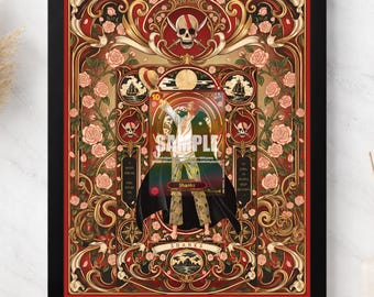 Shanks OP09-004 Panoramic Display Frame | One Piece Card Case | Raw or Graded Slab Holder | 8x10 5x7 | Top Tier Frames