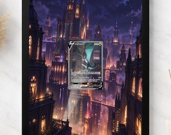 Noivern V 196 Extended Art Display Frame | Evolving Skies Card Gallery Showcase | Accessory for Pokemon TCG