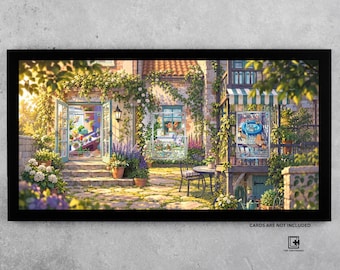 Kanto Starters 3-Card Panoramic Display Frame | Bulbasaur Charmander Squirtle Showcase | Accessory for Pokemon TCG