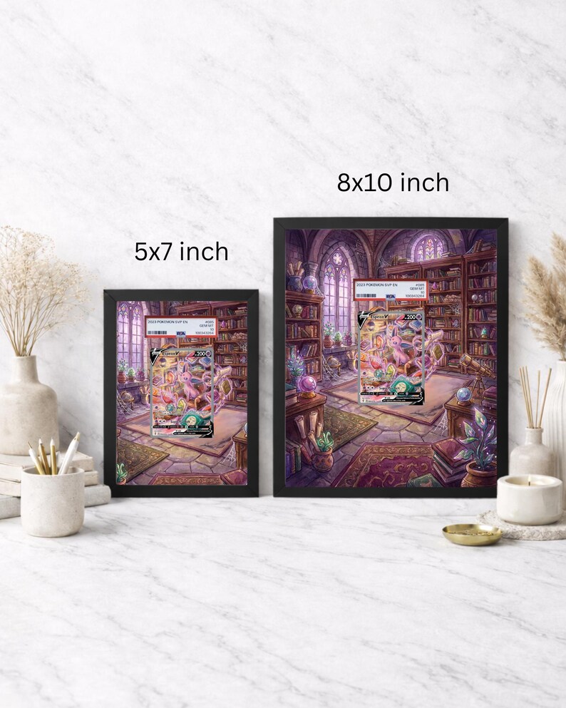 Espeon V #180 Display Frame | Pokémon Evolving Skies | Psychic ...