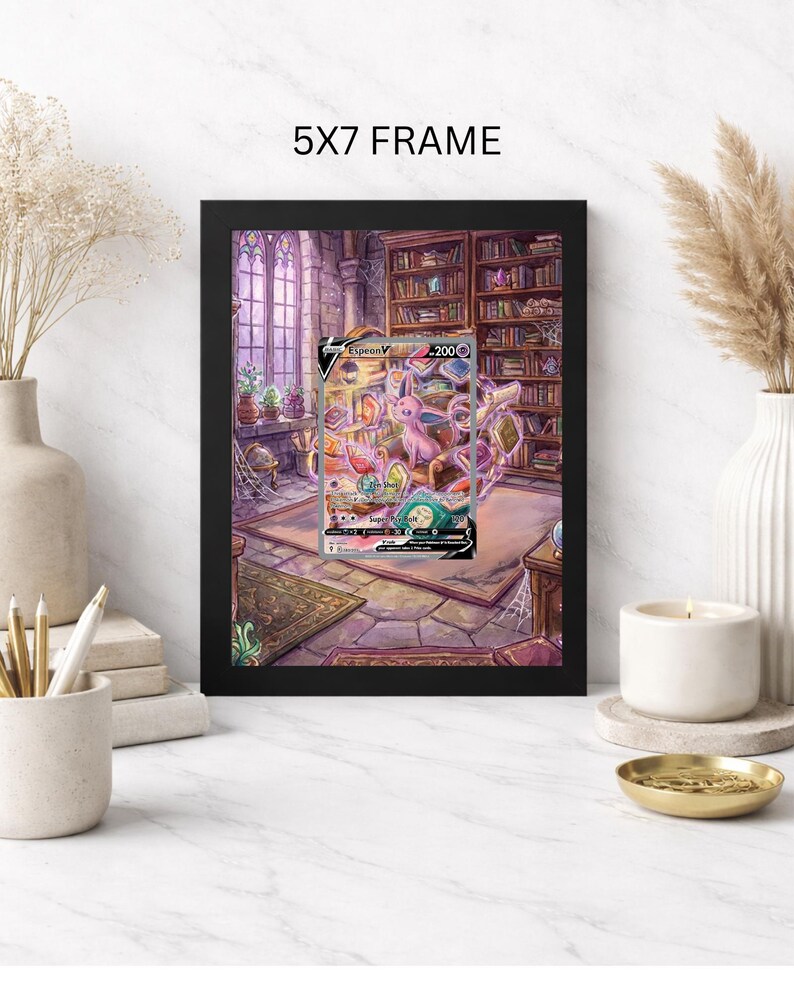 Espeon V #180 Display Frame | Pokémon Evolving Skies | Psychic ...