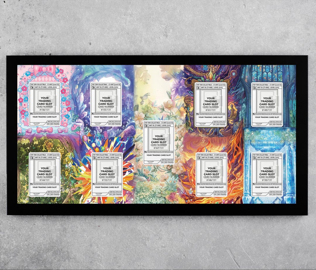 Elemental Frame Elemental Prism 9-slot Frame | Rainbow Evolution Masterpiece Display ...