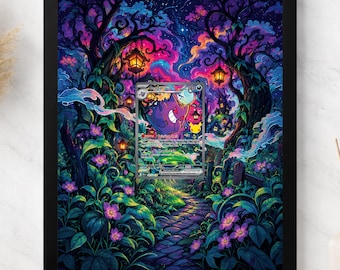 Gengar ex 4 Extended Art Display Frame | Pokemon Card Display Case | 30th Celebration Graded Slab Holder | 8x10 or 5x7 | Top Tier Frames