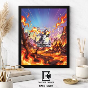 Charizard SV107/SV112 Extended Art Display Frame | Pokemon Card Display Case | Raw or Graded Slab Holder | 8x10 or 5x7 | Top Tier Frames