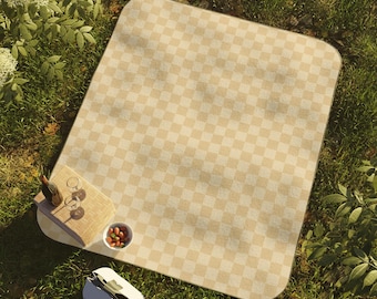 Coperta da picnic a quadri gialli coperta / Coperta da picnic