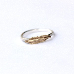 Feather Stack Ring In Sterling Silver | Goldfish Jewellery Design Studio - Foto 10