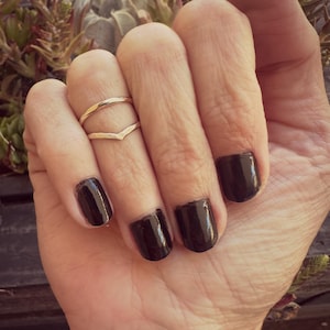 Midi rings ∙ Gold midi ring set ∙ Gold knuckle rings ∙ Stacking rings ∙ Midi ring ∙ Gold ring ∙ Gold filled rings ∙ Stacking rings