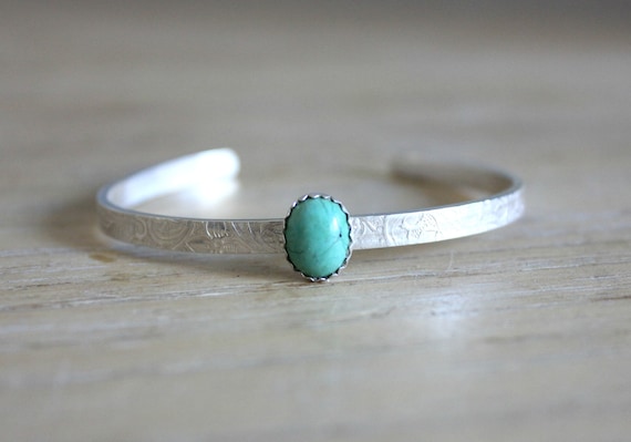 [SHOVEOFF] Silver Turquoise Bracelet ★人気★ Turquoise Bracelet , 925 Sterling Silver Bracelet