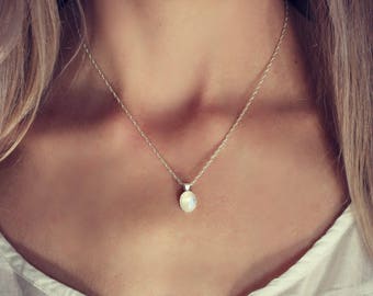 Moonstone  necklace, sterling silver moonstone necklace, meaningful jewelry, gifts for mom, gifts for women