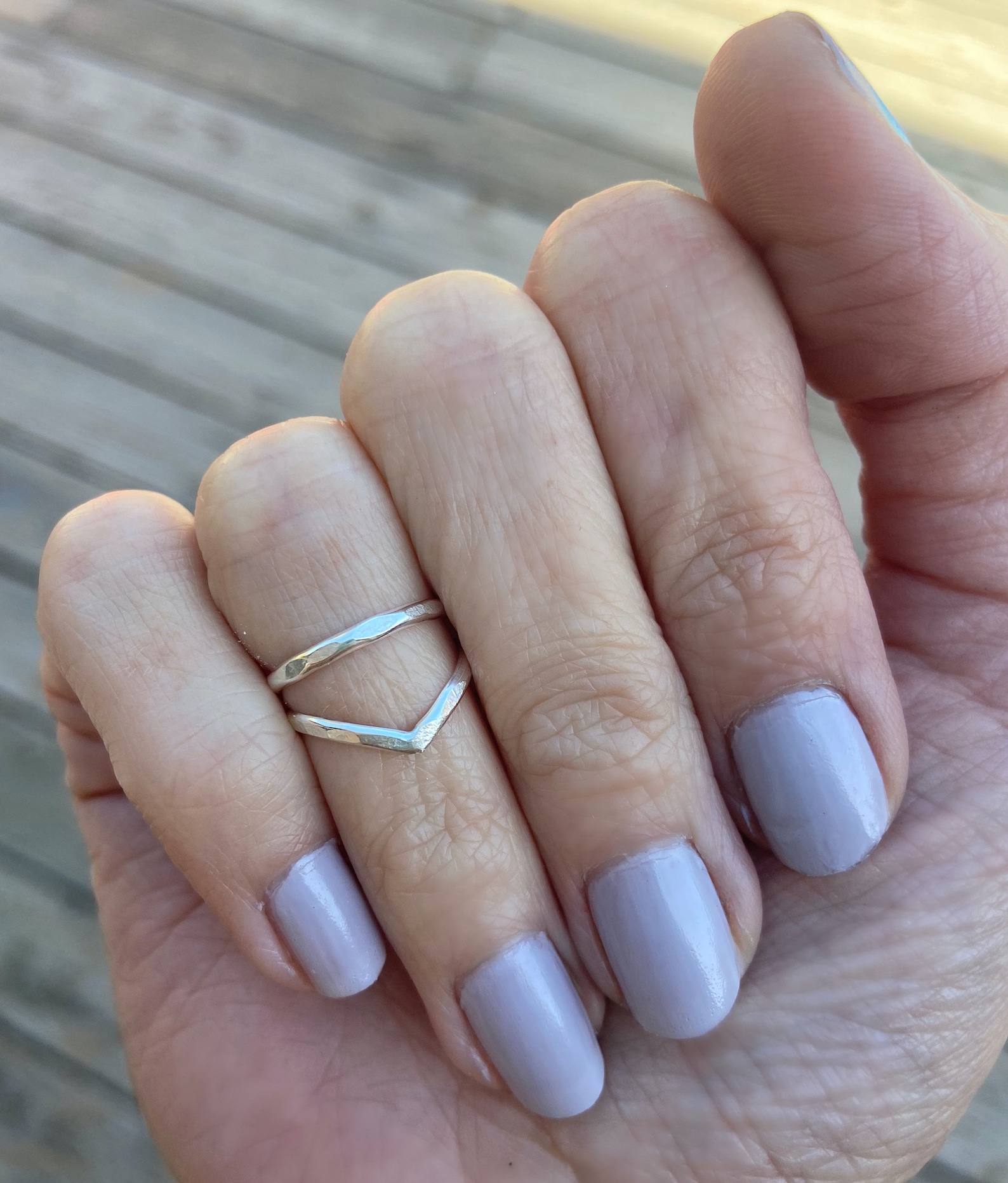 Sterling Silver Knuckle Ring Stacking Rings Midi Rings - Etsy