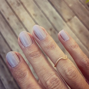 Wave ring ∙ Gold midi ring ∙ Surf ring ∙ Knuckle ring ∙ Ripple ring ∙ Ocean ring ∙ Gold filled Wave ring