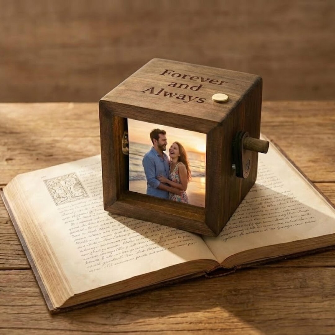 Photobox Books Personalized Photo Flipbook Animation Box,custom Wooden Photo Book With ...
