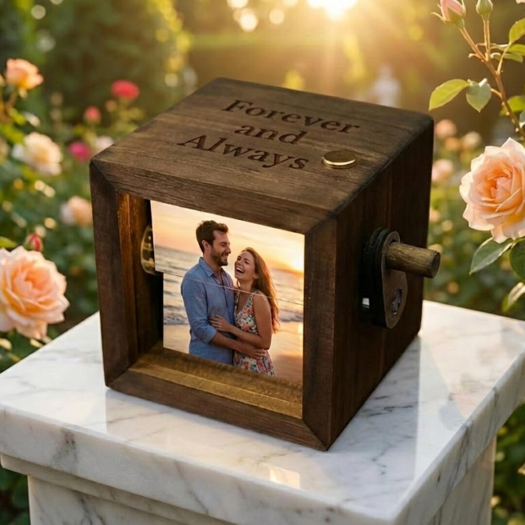 Personalized Photo Flipbook Animation Box,custom Wooden Photo Book With ...