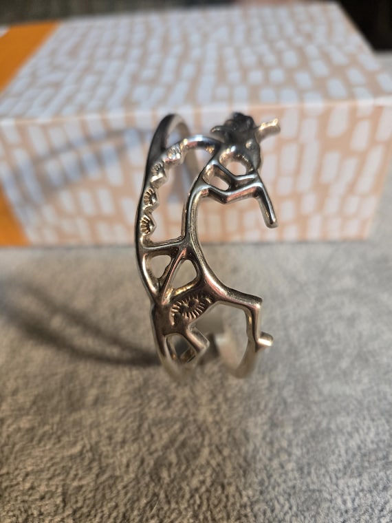 Vintage Sterling Silver Cuff Bracelet