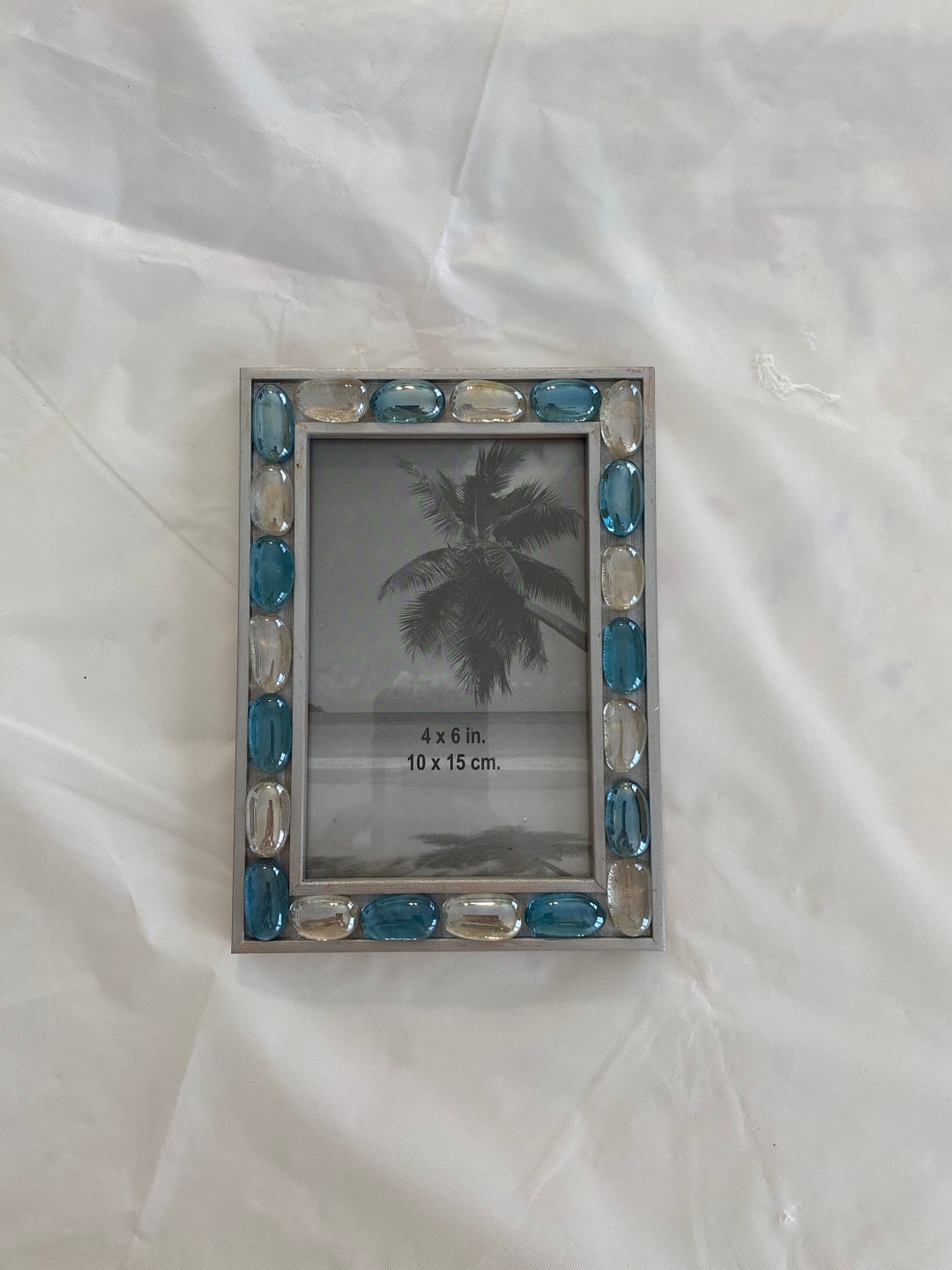 Wood and Glass Picture Frame Etsy