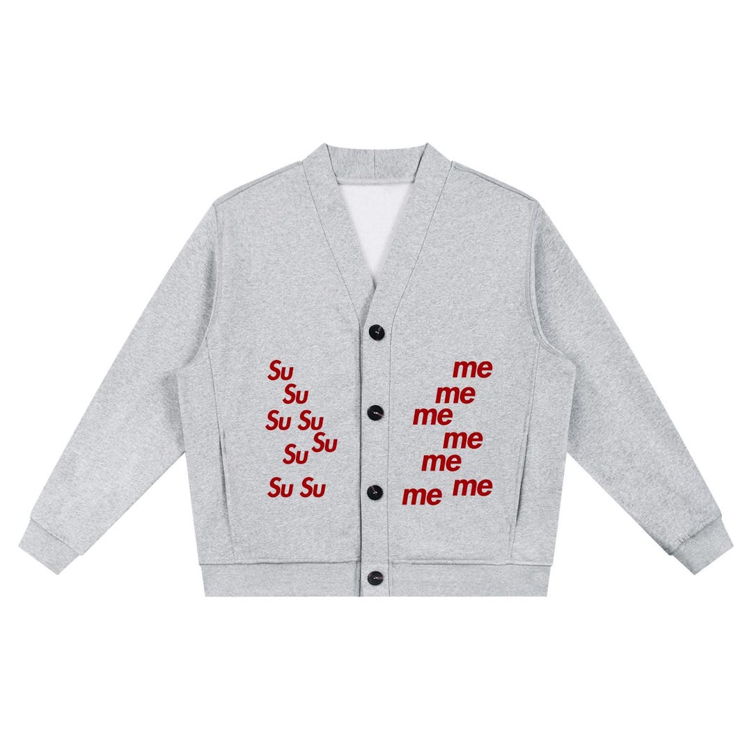 Su Me Heavyweight Sweat Cardigan - Etsy