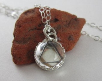 AA Under A QUARTZ Bubble Necklace