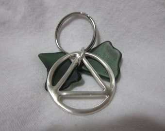 AA Sterling SILVER Keychain