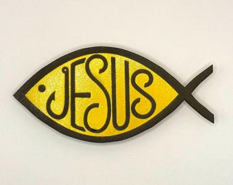 Jesus Fish, Ichthys 'Fishers of Men' Magnets