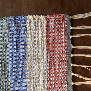 Made to Order - Hand Woven Rag Rug - Pick and Pick Pattern