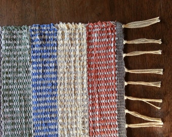 Made to Order - Hand Woven Rag Rug - Pick and Pick Pattern