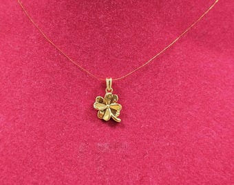 18k Saudi Gold Paperclip Necklace /18-inch Chain/women Jewelry - Etsy