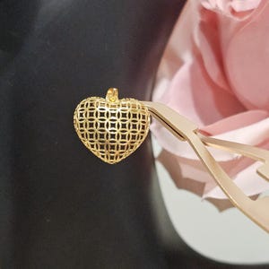 18k Saudi Gold Pendant - Etsy