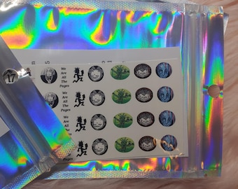 Water slide nail decals