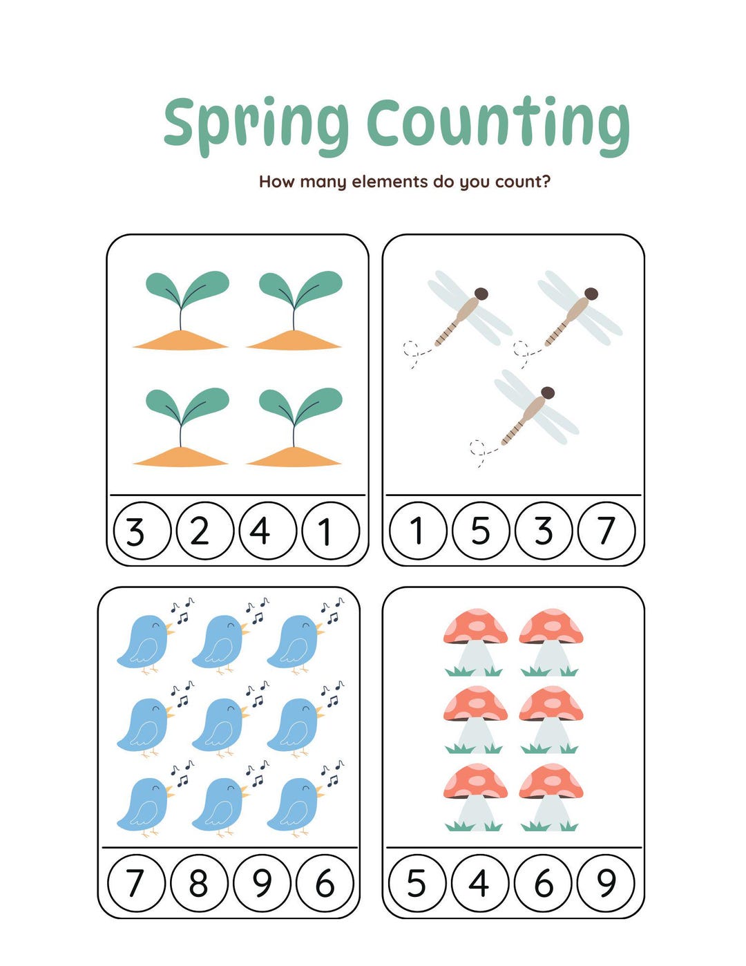 Math Activity Book for Kids | Numbers 1-20, Preschool Kindergarten ...