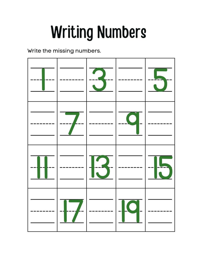 Math Activity Book for Kids | Numbers 1-20, Preschool Kindergarten ...