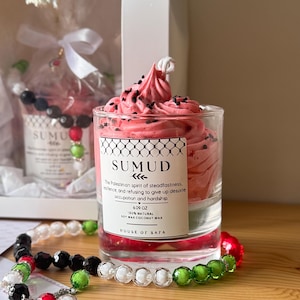Palestine waterlemon candle |  gift set | Soy-Coconut Wax Candle | watermelon Scented Handmade Candle | sadaqa | free palestine