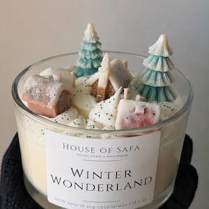 Large winter Candle 13.5 oz | winter Scented Soy Candle | Winter Candle | Cozy Home Decor | Handmade Natural Soy Coconut Wax