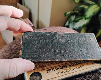 Piedra de afilar de carburo de silicio para navajas de afeitar antiguas