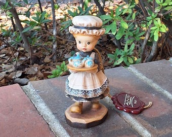 ANRI WOODCARVINGS SARAH Kay Limited Edition Wood Doll 149 of 750