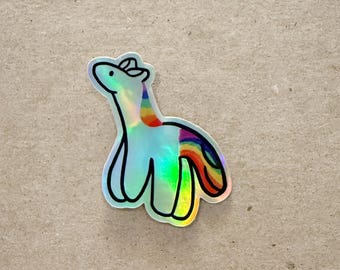 BY FELIX collection Rainbow Horse Drawing Sticker!