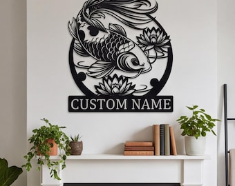 Metal Wall Art, Garden Decor, Custom Sign, Personalized Gift