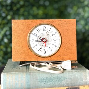 1950s Wood Clock - Etsy